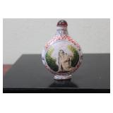 An Erotic Enamel Snuff Bottle
