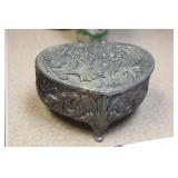 Vintage Japan Metal Trinket Box