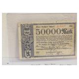 1923 German 50,000 Mark