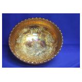 Windmill Carnival Glass Bowl