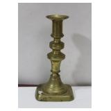 A Single Brass Candleholder