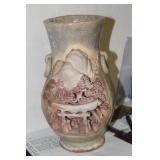 Antique Japanese Banko Pottery Vase