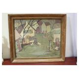 An Old Framed Print