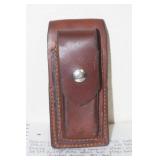 Vintage Leather Bullet Case