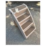 Dog stair steps for side of bed