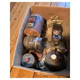 Napco Ceramic Jar Canister, Jug, Mug Lot Napco Ceramic Jar Canister, Jug, Mug Lot