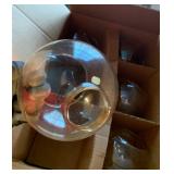 Amber Glass Globes Amber Glass Globes