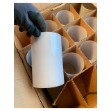 Cylindrical White Glass Globe, Opal Glass Globes & More Cylindrical White Glass Globe, Opal Glass Globes & More