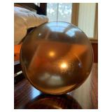 Round Smoke Glass, Cylindrical White Glass & Amber Glass Globe Shade Lot Round Smoke Glass, Cylindrical White Glass & Amber Glass Globe Shade Lot