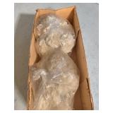Artificial White Glitter Carnation FLower Bundles - Total of 5 Boxes Artificial White Glitter Carnation FLower Bundles - Total of 5 Boxes