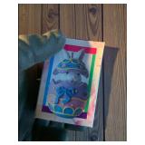 Bunny Bell Polystone Feather Easter Ornament Lot Bunny Bell Polystone Feather Easter Ornament Lot