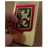 Niquea.D Gold Leaf Lion Blank Greeting Cards Paper Cut-Out Toys Lot (1) Niquea.D Gold Leaf Lion Blank Greeting Cards Paper Cut-Out Toys Lot (1)