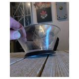 Clear Plastic Dessert Bowls W Starburst Design Clear Plastic Dessert Bowls W Starburst Design