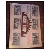 Litchfield Farm Shop Paper Farmhouse Style Placemats - 3 Boxes Litchfield Farm Shop Paper Farmhouse Style Placemats - 3 Boxes