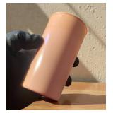 Peach Colored Plastic Tumbler Drinking Cup Lot Peach Colored Plastic Tumbler Drinking Cup Lot