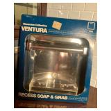 Chrome Ventura Recess Soap & Grab Bar, Bathtique Wall Mount Toilet Paper Holder Chrome Ventura Recess Soap & Grab Bar, Bathtique Wall Mount Toilet Paper Holder