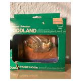 Pami Showcase Collection Woodland Double Robe Hooks - 3 Boxes Pami Showcase Collection Woodland Double Robe Hooks - 3 Boxes