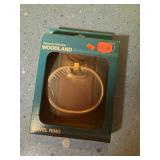 Pami Showcase Collection Woodland Towel Ring Holders In Polished Brass Pami Showcase Collection Woodland Towel Ring Holders In Polished Brass