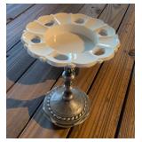 Sears Carriage House Collection Glass & Toothbrush Holder Antique Silver Finish (1) Sears Carriage House Collection Glass & Toothbrush Holder Antique Silver Finish (1)