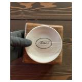 Solio Solid Oak & Ceramic Soap Dishes by Gaylan - 2 Boxes Solio Solid Oak & Ceramic Soap Dishes by Gaylan - 2 Boxes