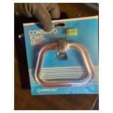 Ventura Double Robe Coat Hooks & Perma-Bilt Towel Rings Lot Ventura Double Robe Coat Hooks & Perma-Bilt Towel Rings Lot