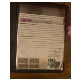 1958 First Day Covers (FDCs) Stamped Envelope Collection In Binder