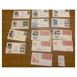 1960 - 1968 First Day Covers (FDCs) Cachet Stamped Envelope Collection