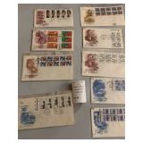 1988 First Day of Issue Used Postmarked Stamped Envelopes - Jack London