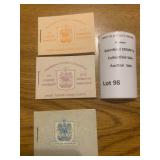 French Canadian King George VI Era Postage Stamp Booklets 