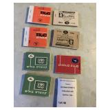 Jenson & Nicholson Paints Hebrew:Israeli Kuntres Bulim Stamp Books (Unsealed)