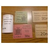 1968-1970 Republic of  Zambia Coat of Arms, Lusaka Cathedral, Zambia Airlines