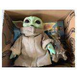 Mattel Star Wars The Mandalorian The Child Plush Toy W:Sounds & Squid Accessory