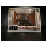 Funko Pop! Star Wars The Mandalorian Boba Fett &Fennec on Throne Vinyl Figure