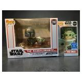 Funko Pop! Star Wars  The Mandalorian with The Child (Grogu) #390 Vinyl Figure