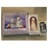 Vintage Precious Moments Figurines Bring The Little Ones To Jesus