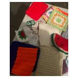 Crocheted Home Decor Lot
