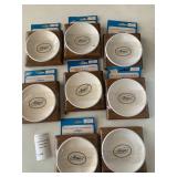 Gaylan Solid Oak & Ceramic Soap Dish Lot