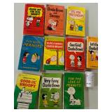 1960s 70s Charles M. Schulz Peanuts Paperback Books - Snoopy, Charlie Brown