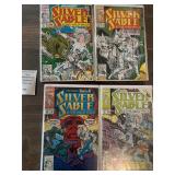 1990s Marvel Comic Books - Silver Sable & The Wild Pack Issues 5, 6, 7 Punisher