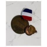 Barberton V.F.W. World War II Commemorative Medal, US Capitol Souvenir