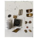 Vintage Military Memorabilia - US Army, Marines Uniform Hardware & Pins