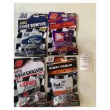 NASCAR Authentics Cars Clint Bowyer, Daniel Hemric, Noah Gragson &  Denny Hamlin