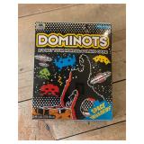 Aquarius Space Invaders Glow-in-the-Dark Dominots Game 