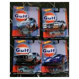 60s Fiat 500D Modificado, 69 Ford Mustang Boss 302, Nissan Laurel 2000 SGX, Volkswagen Golf MK7, and McLaren F1 GTR. 