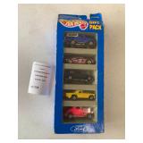 1993 Hot Wheels Ford Gift Pack #12404 Ford Bronco 4-Wheeler, Ford T-Bird Stocker