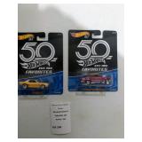 Hot Wheels 50th Anniversary Favorites Series 69 Camaro & 55 Chevy Bel Air Gasser