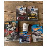Hot Wheels Die Cast Cars From Mopar & Cop Rods Series Lot of 5