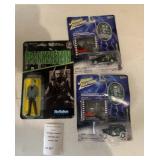 Johnny Lightning  Frankenstein and Dracula Die Cast Cars & Frankenstein Figure