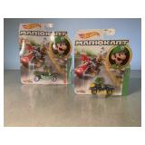 Mattel Hot Wheels Mario Kart Luigi Circuit & Mach 8 Kart Die-Cast Cars