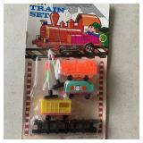 1960s Gulf Miniature Tiny Train Set Made In Hong Kong Sealed In Package